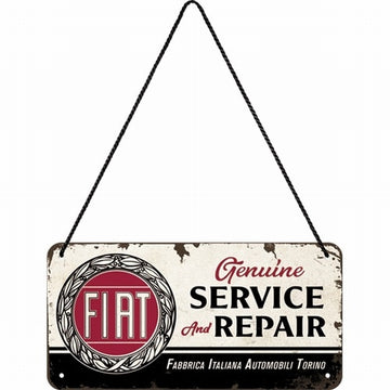 Hanging Sign: Fiat Service & Repair